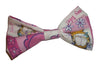 Orange Kitty Fabric Hair Bow *