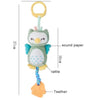 Owl Hanging Rattle Baby Toy