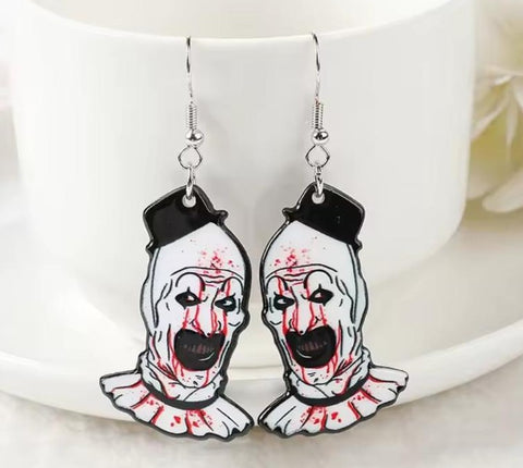 Scary Clown Earrings second image