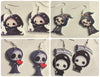 Death Halloween Earrings