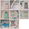 Hippo Variety Silicone Chewing Teether