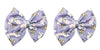 LKB Prints 2pc Fabric Handmade Hair Bow