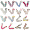 Floral Bunny Ruffle Deluxe Pacifier Clip Multi Listing