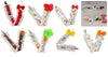 Holiday Christmas Halloween Ruffle Deluxe Pacifier Clip Multi Listing