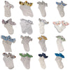 LKB Prints Fabric Ruffle Socks