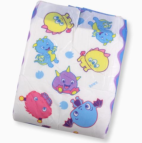 little monsters diapers Rearz DISCONTINUED Lil' Monsters 1 Adult Diaper Single