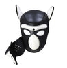 Dog Cosplay Hood Puppy Pet Role Play Mask Red/Black