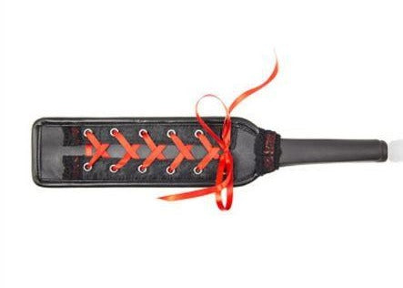 Lovely Braiding Ribbon Leather BDSM Spanking Paddle
