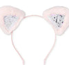 Flip Sequin Faux Fur Cat Ears Hairband