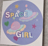 Space Girl Vinyl Sticker