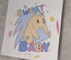 Sweet Baby Porcupine Vinyl Sticker