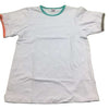 White Colored Trim Shirt