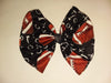 Touchdown Football Fabric Hair Bow ^