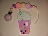 Milkshake Silicone Teether Chewing Toy Pacifier Clip