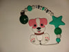 Puppy Dog Silicone Teether Chewing Toy Pacifier Clip