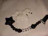Dog Silicone Teether Chewing Toy Pacifier Clip