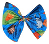 Camping Fabric Hair Bow