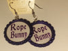 Boutique Bottle Cap Earrings Huge Variety Art Rope Bunny