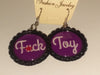 Boutique Bottle Cap Earrings Huge Variety Art Fuck Toy