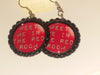 Boutique Bottle Cap Earrings Huge Variety Art Meet me in the red room