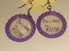 Boutique Bottle Cap Earrings Huge Variety Art I'm a sissy Slut