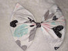 Pastel Hearts Fabric Hair Bow *