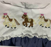 Giddyup Horsey Embroidered Baby Doll Dress