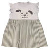 Pretty Puppy Ruffle Sleeve Dress