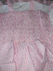 Pink/White Baby Smock Halter Summer Dress